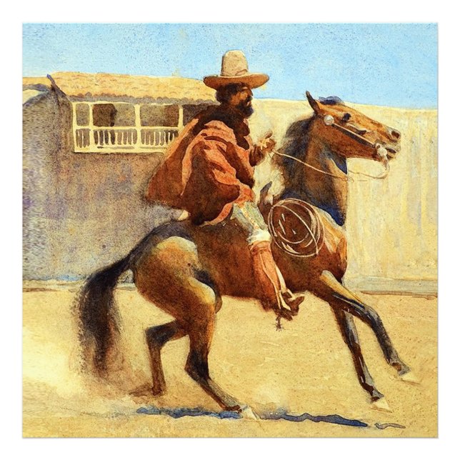 Ranchero of Old California by Maynard Dixon Photo Print (Front)