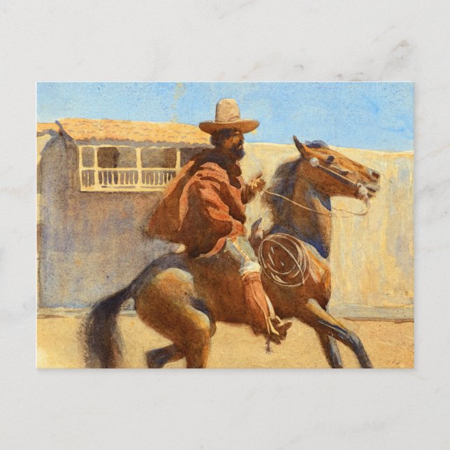 Ranchero of Old California by Maynard Dixon Postcard (Front)