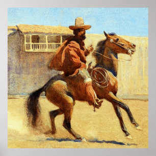 Ranchero of Old California by Maynard Dixon Poster