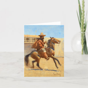 Ranchero of Old California by Maynard Dixon Thank You Card