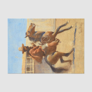 Ranchero of Old California by Maynard Dixon Tissue Paper