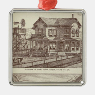 Ranches, Poplar, Cal Metal Tree Decoration