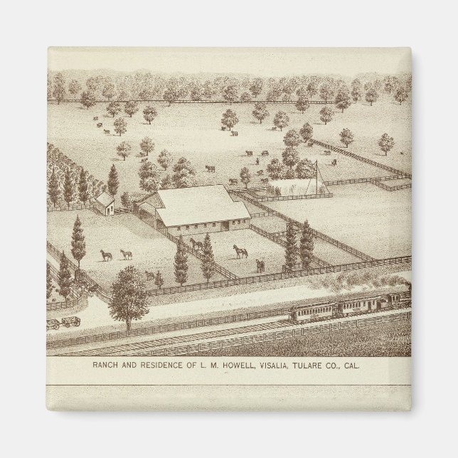 Ranches, Visalia, Cal Magnet (Front)