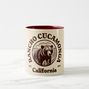 Rancho Cucamonga California Two-Tone Coffee Mug