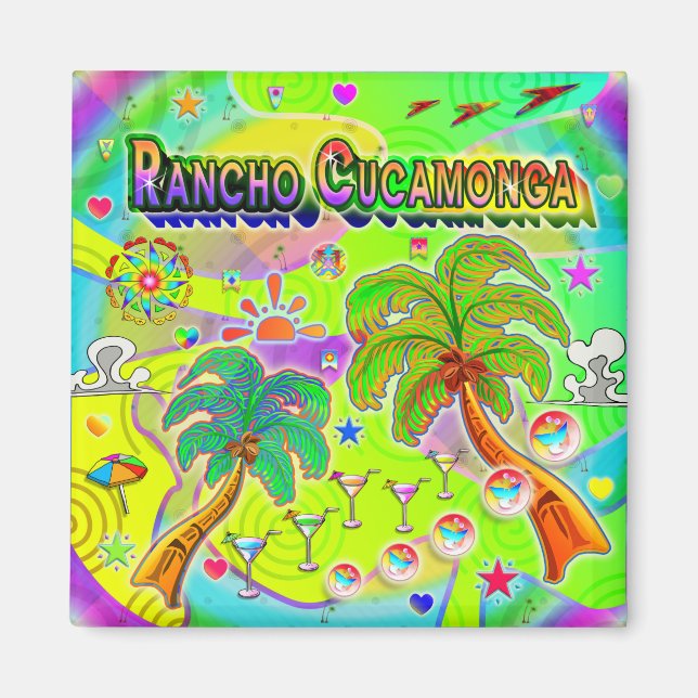 Rancho Cucamonga Mind Focus Magnet (Front)
