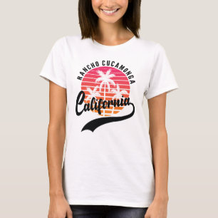 Rancho Cucamonga, Retro Sunset Women's T-Shirt