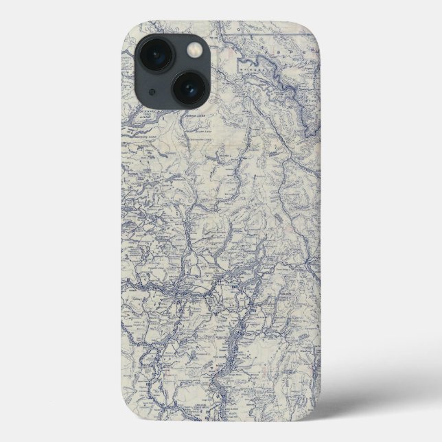 Rand McNally Official 1925 Auto Trails Map 2 Case-Mate iPhone Case (Back)