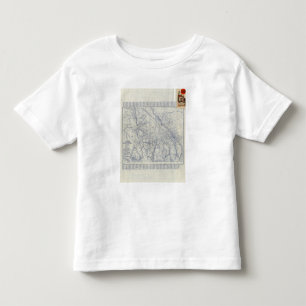 Rand McNally Official 1925 Auto Trails Map 2 Toddler T-Shirt
