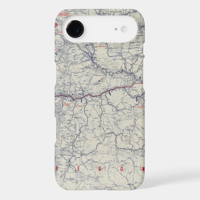 Rand McNally Official 1925 Auto Trails Map iPod Case-Mate Case (Back)