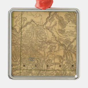 Rand McNally's Arizona Metal Tree Decoration