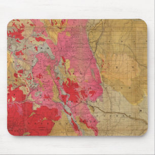 Rand McNally's new geological map Mouse Pad