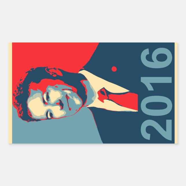 Rand Paul 2016 Obama Style Stickers (Front)