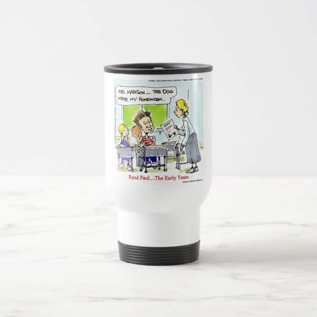 Rand Paul The Early Years Funny Travel Mug (Center)