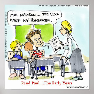 Rand Paul The Younger Years Funny Poster