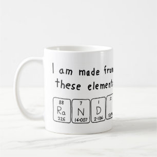 Randi periodic table name mug