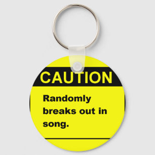 Randmon Song Key Ring