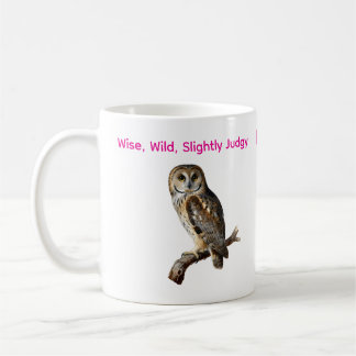 “Randolph” - A Watchful Silence, An Owl’s Portrait Coffee Mug
