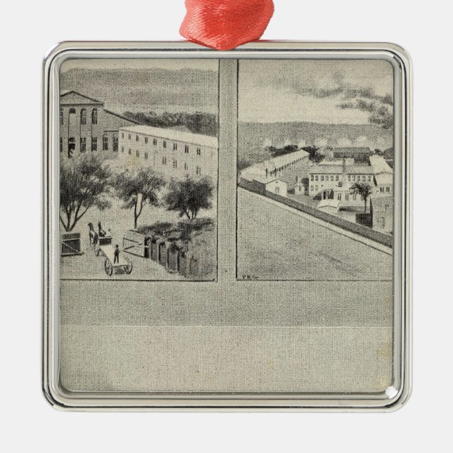 Randolph & Clowes, Waterbury Metal Tree Decoration (Front)