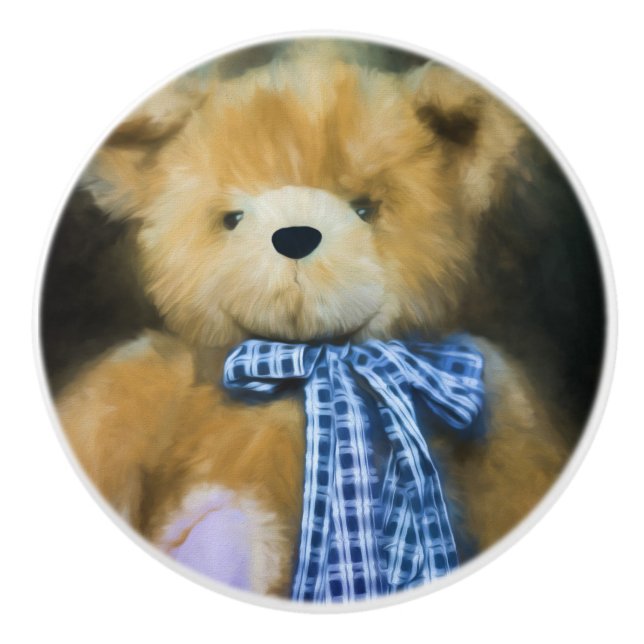 Randolph - Fuzzy Wuzzy Ceramic Knob (Front)