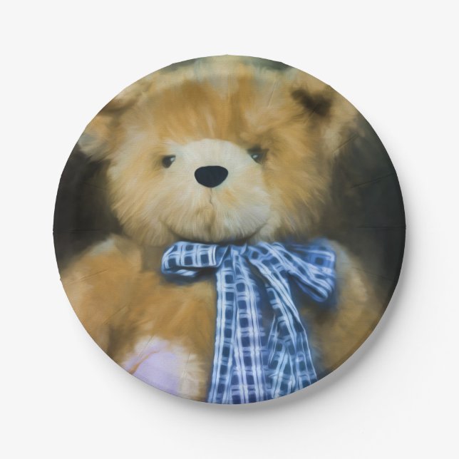 Randolph - Fuzzy Wuzzy Paper Plate (Front)