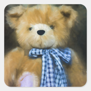 Randolph - Fuzzy Wuzzy Square Sticker