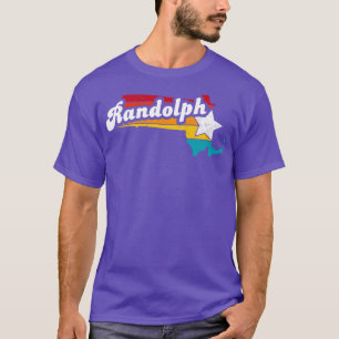 Randolph Massachusetts Vintage Distressed Souvenir T-Shirt
