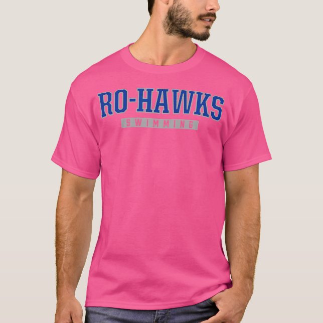 Randolph Ro-Hawks Swimming T-Shirt (Front)
