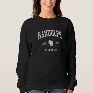 Randolph Wisconsin Wi Vintage Athletic Sports Sweatshirt
