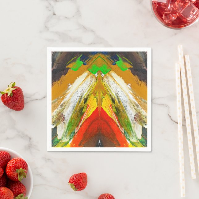 Random Abstract Brushstroke Composition by Lukian Napkin (Insitu)