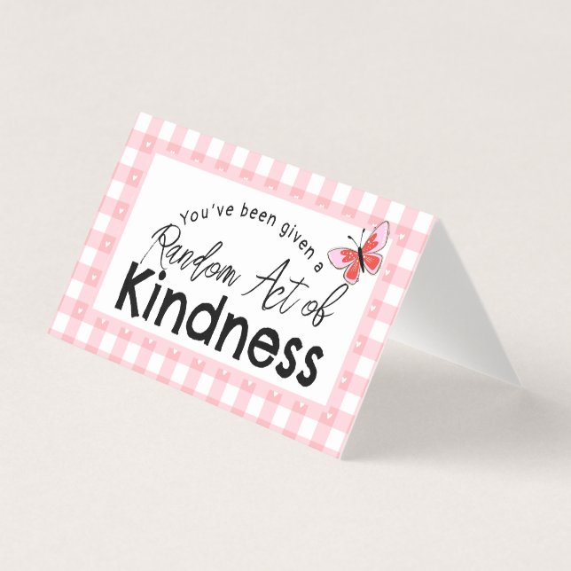 Random Act of Kindness Business Card | Pay It For (Front)