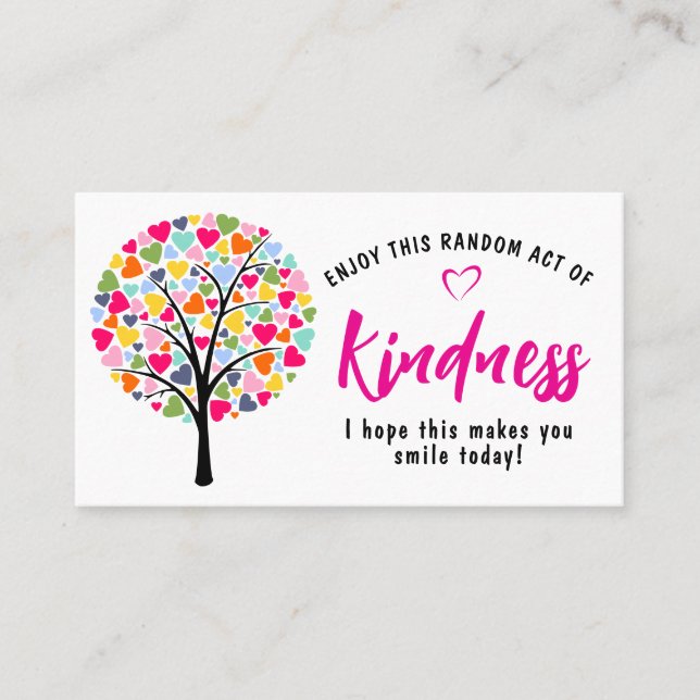 Random Act of Kindness Card | Kindness Tree Mini  (Front)