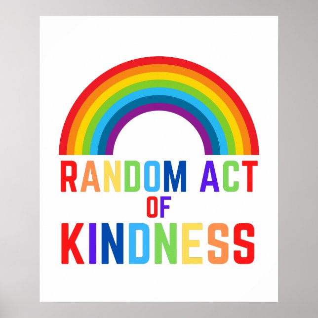 Random Act of Kindness Poster (Front)