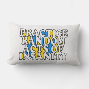 Random Acts of Insanity custom throw pillows