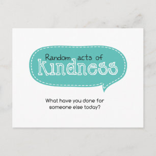 Random Acts of Kindness Postcard