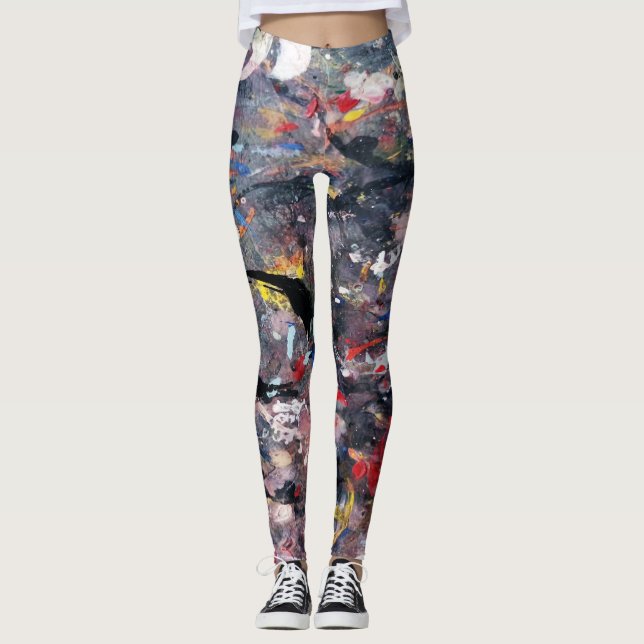 random art leggings (Front)