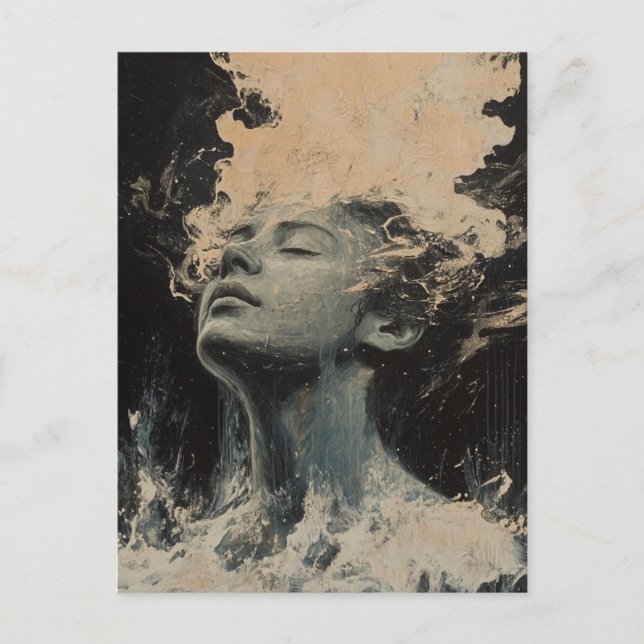 Random Art My Cat Made Postcard (Front)