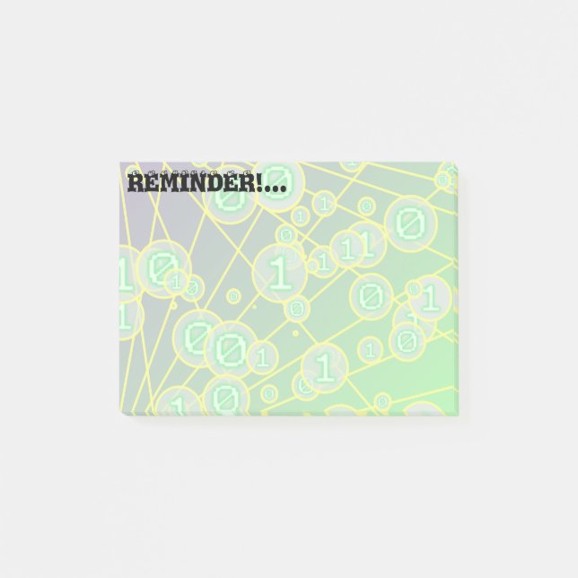 Random bits post-it notes (Front)