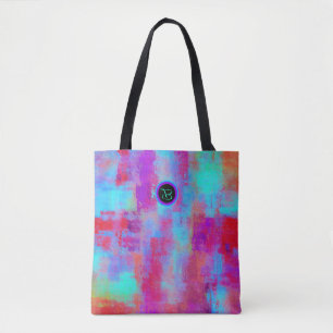 Random Dot Watercolor All-Over-Print Tote Bag