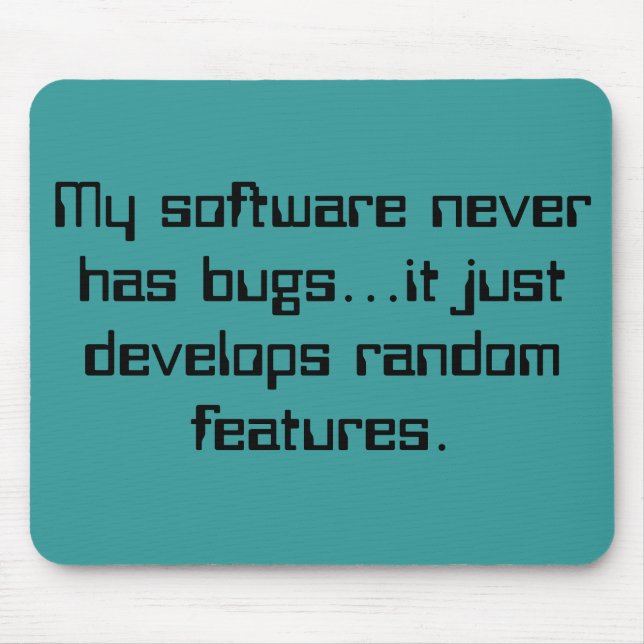 Random Features Mousepad (Front)