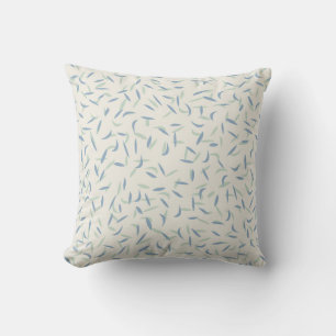 Random Flecks, Specks, Sage Green, Dusty Blue  Cushion