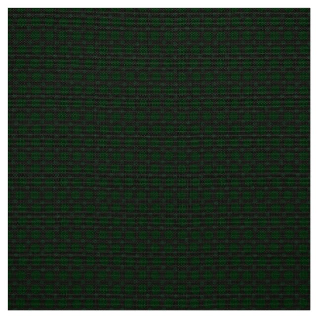 RANDOM FOREST GREEN POLKA DOTS ON DARK GRAY FABRIC (Swatch)
