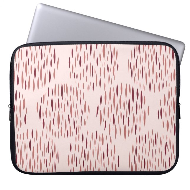 Random geometric background. Seamless pattern. Vin Laptop Sleeve (Front)