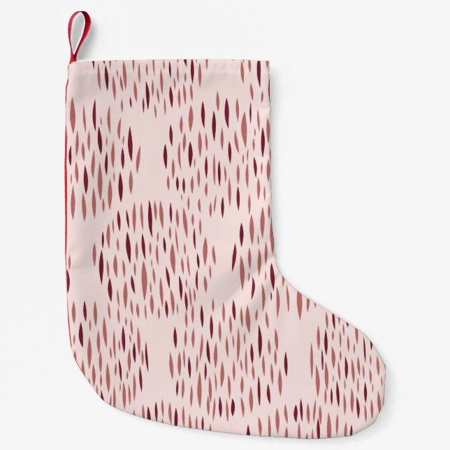 Random geometric background. Seamless pattern. Vin Small Christmas Stocking (Front)