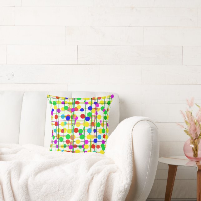 Random Geometric Pattern Cushion (Couch)