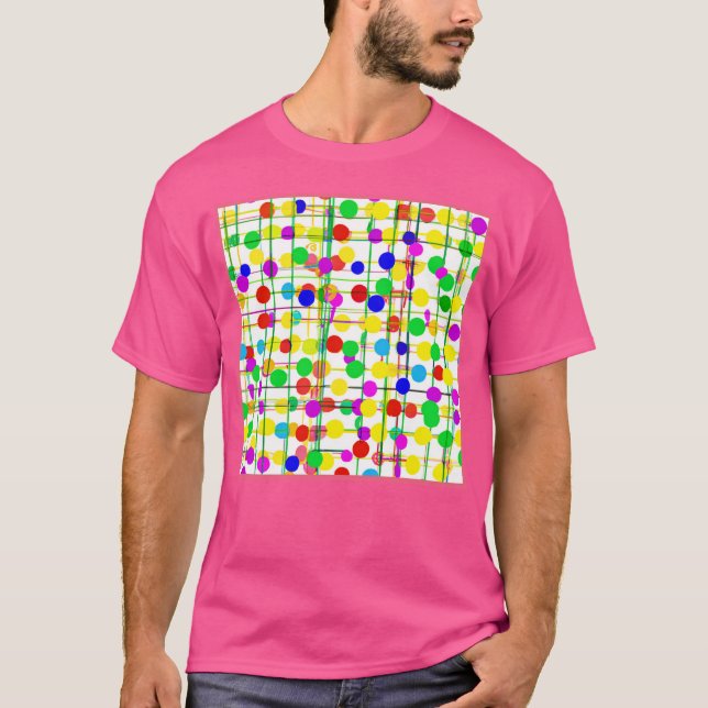 Random Geometric Pattern T-Shirt (Front)
