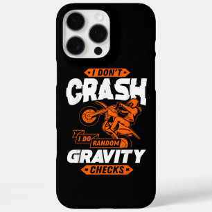 Random Gravity Checks - Motocross & Dirt Bike iPhone 16 Pro Max Case