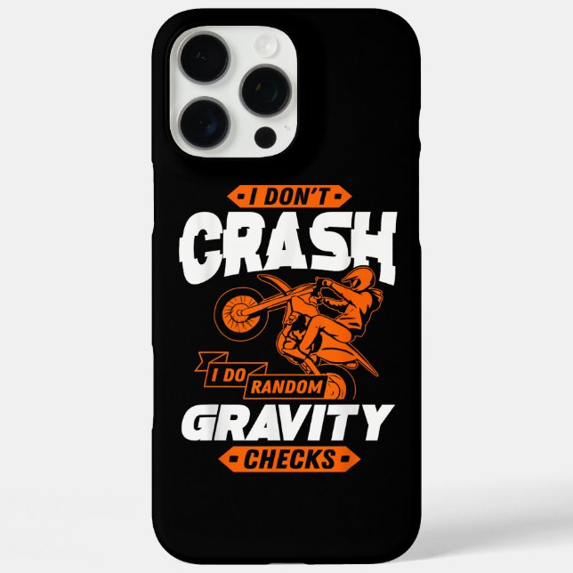 Random Gravity Checks - Motocross & Dirt Bike Case-Mate iPhone Case (Back)