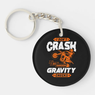 Random Gravity Checks - Motocross & Dirt Bike Key Ring