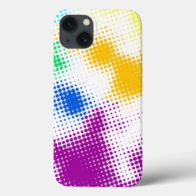 Random halftone colourful background Case-Mate iPhone case (Back)