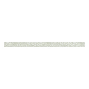 Random Leaf Mosaic Pale Green Grosgrain Ribbon